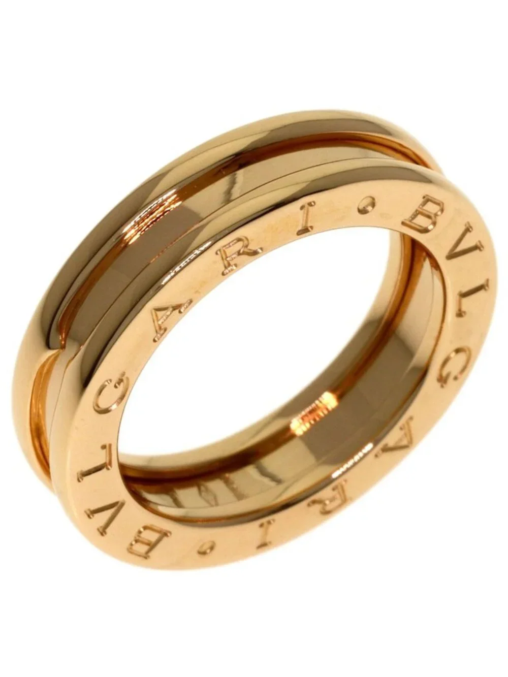 Bvlgari B-zero One Band 48 Ring 18k Pink Gold